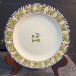 Wedgwood Creamware Tulip Pattern‎ Plate A085A Vintage Decorative Dish